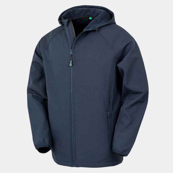 Result Recycled Three Layer Printable Hooded Soft Shell Jacket Thumbnail