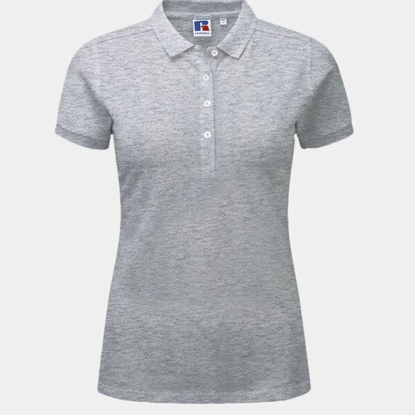 Russell Ladies Stretch Piqué Polo Shirt Thumbnail