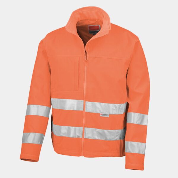 Result Safe-Guard Hi-Vis Soft Shell Jacket Thumbnail