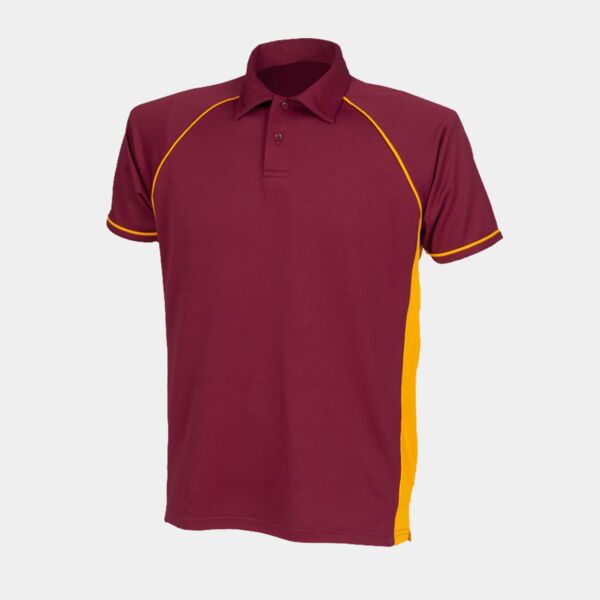 Finden and Hales Performance Piped Polo Shirt Thumbnail