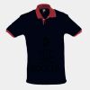 SOL'S Prince Contrast Cotton Piqué Polo Shirt Thumbnail